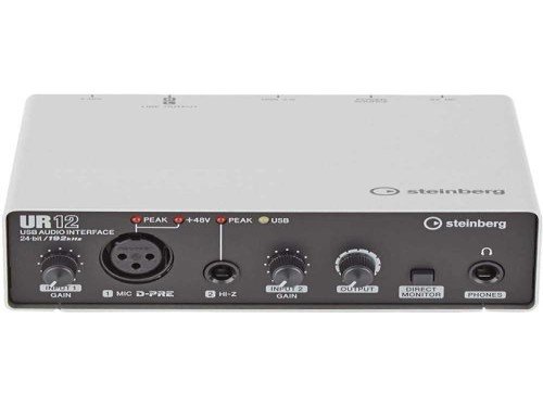 Placa de Audio STEINBERG UR12 2x2  Canales I/O Interface USB Sonido