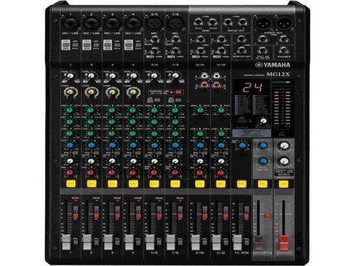 Mixer 12 Canales Yamaha MG12XCV Consola Sonido con Efectos