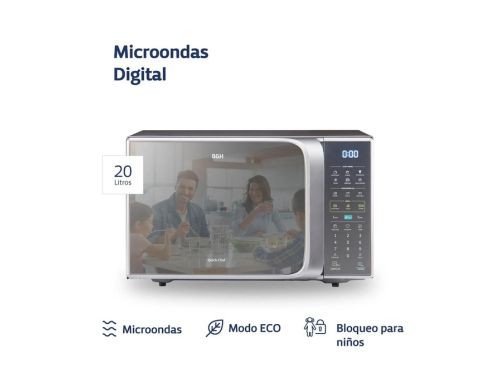 Microondas BGH 20 litros Digital ECO B120DS20