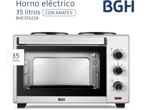 Horno Eléctrico BGH 35 litros BHE35S22A