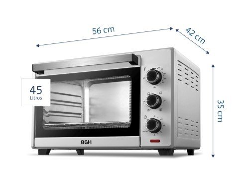 Horno Eléctrico BGH 45 litros BHE45S22