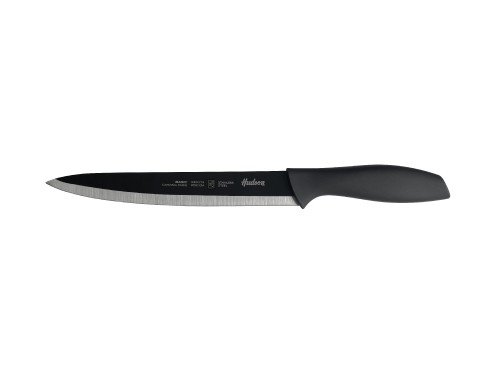 Cuchillo Chef 8'' Basic Linea Hudson Acero Inoxidable Color Negro