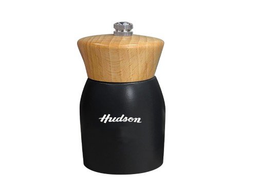 Molinillo De Madera Hudson Laqueado Color Negro 15 Cm