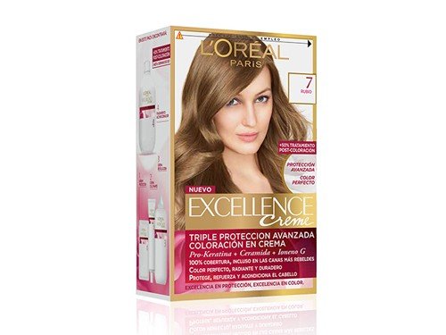 Kit Tintura Excellence Creme Varios Tonos - Color: 7 Rubio