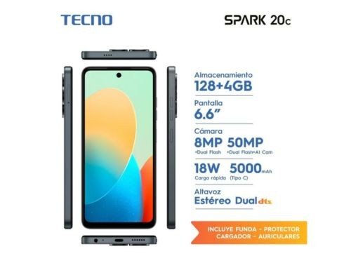 Smartphone Tecno Bg7 Spark 20c 128 + 4gb