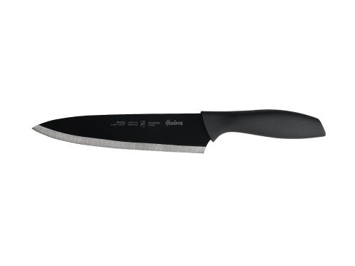 Cuchillo Chef 8'' Basic Linea Hudson Acero Inoxidable Color Negro