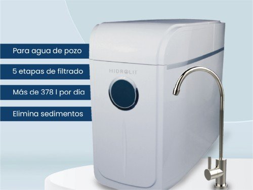 Romi Plus para agua de pozo, agua pura sin contaminantes