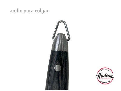 Tenedor Para Parrilla Linea Hudson Bbq Acero Inoxidable Mango Plateado