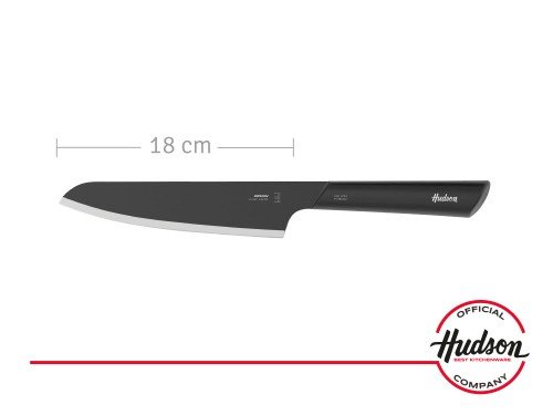 Cuchillo Chef Linea Design 7 Acero Inoxidable Hudson Color Negro