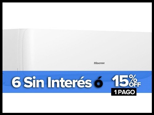 Aire Acondicionado Split Frio Calor Inverter 2800 Frigorías HISENSE