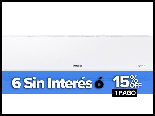 Aire Acondicionado Split Frio Calor Inverter 2700 Frigorías SAMSUNG