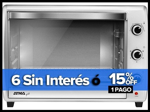 HORNO GRILL 94HG7022P 70L 2200W ATMA