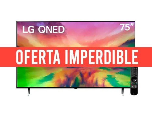 SMART QNED TV LG 75" PULGADAS 4K UHD 75QNED