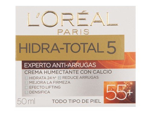 Crema L'Oréal Paris Hidra-Total 5 Experto Antiarrugas +55 50ml