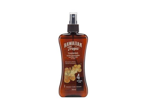 Aceite Bronceador Hawaiian Tropic Tanning Fps 4 Spray 240ml