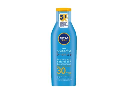 Protector solar NIVEA SUN Protect & Bronze FPS 30 200 ml