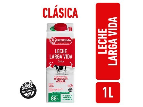 Leche Entera Larga Vida La Serenísima x 1 Lt