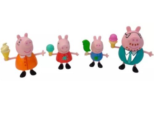 Figuras De Acción Peppa Pig Y Su Familia