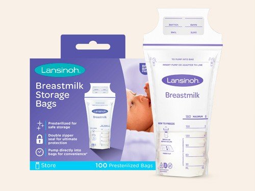 Bolsas de Almacenamiento de Leche Materna Lansinoh x 100 unidades