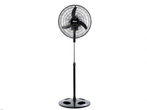 VENTILADOR DE PIE 20¨PARRILLA METALICA NEGRA ORBITAL REPELENTE VPRN20