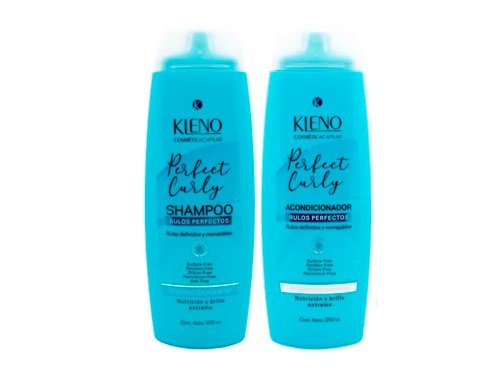 Kleno Kit Perfect Curly Shampoo Acondicionador Mascara Rulos