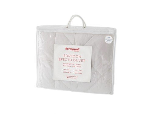 Acolchado Edredon Duvet Springwall Simil Plumon 2 Plazas