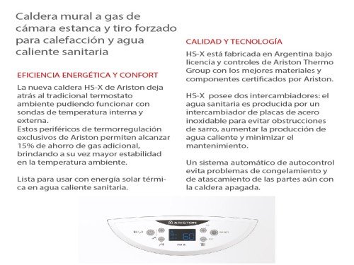 ARISTON CALD.HS X 24FF DUAL KIT VENTILACION