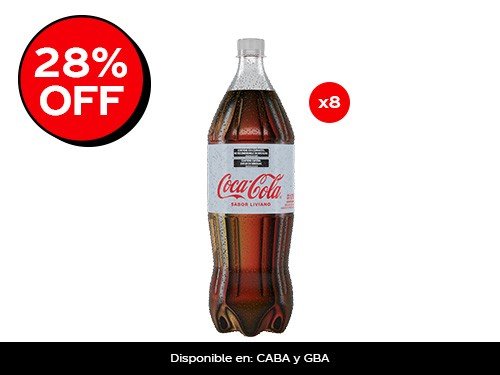 Coca-Cola Light 1.75L x8