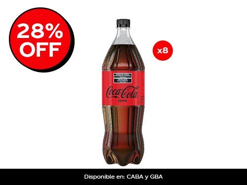 Coca-Cola Zero 1.75L x8