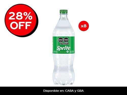 Sprite Zero Lima-Limon 1.75L x8