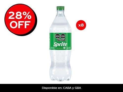 Sprite Lima-Limon 1.75L x8