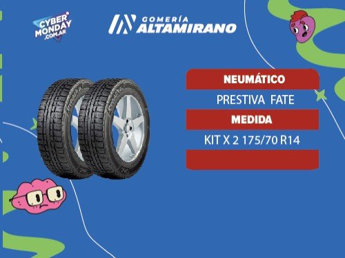 Kit 2 Neumáticos 175/70 R14 84T TL PRESTIVA FATE