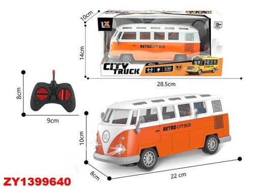 Auto bus Retro a control remoto - R.h Importado Art 9640