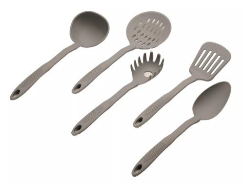 Set utensilios nylon 5 unidades Carol Fusión