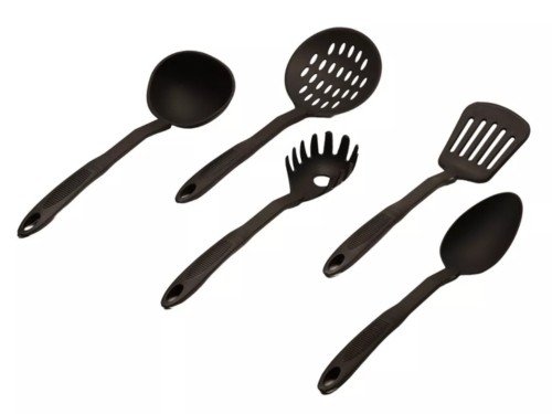 Set utensilios nylon 5 unidades Carol Fusión