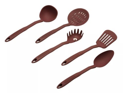 Set utensilios nylon 5 unidades Carol Fusión