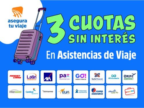 LATIN ASSISTANCE AMERICA ECO 50%OFF Acomp Asistencia Viajero 7d BRASIL