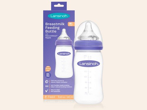 Mamadera para leche materna 240 ml Lansinoh