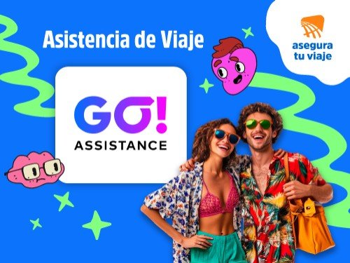 GO! ASSISTANCE 365 50%OFF Acompañante Asistencia viajero 15 días USA