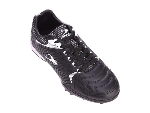 Botines Stone Niño West Futbol Tf Negros