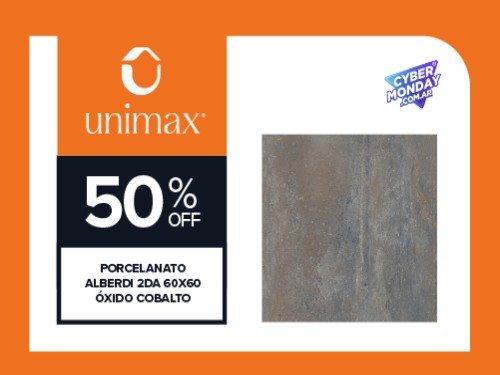 Porcelanato Alberdi Oxido Cobalto de 2º Calidad 60x60