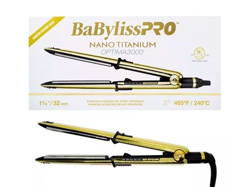 Babyliss Planchita Alisado Plancha Pelo Optima 3000 Gold