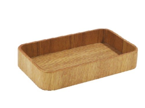 Bandeja Madera Rectangular 23 X 13 X 4 Cm Hogar Deco Carol