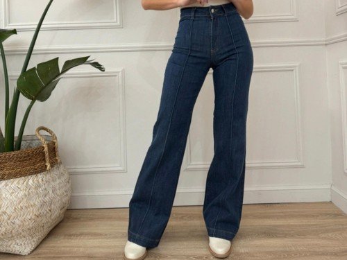 Jeans Wide Leg Issa By Cataleia