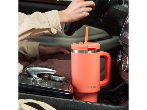 Vaso Termico Contigo c/bombilla Streeterville 1180 Ml Coral 29hs Frio