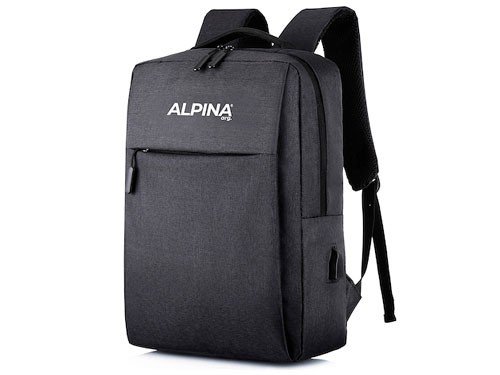 MOCHILA PORTA NOTEBOOK 16" C/CARGA USB TELA ANTIDESGARRO 1803 ALPINA