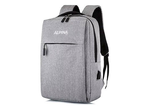 MOCHILA PORTA NOTEBOOK 16" C/CARGA USB TELA ANTIDESGARRO 1803 ALPINA