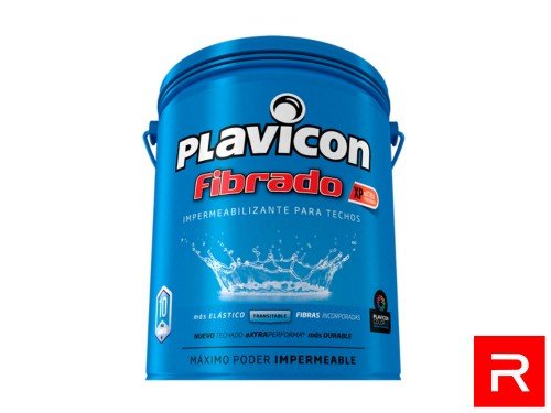 Impermeabilizante para Techos Plavicon Fibrado 25Kg