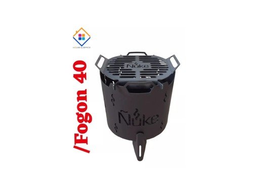 Fogón 40 Ñuke - Incluye Parrilla - Altura 45 Cm Diámetro 40 Cm