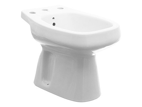 Bidet de apoyo MONACO3JB Rectangular Blanco Roca